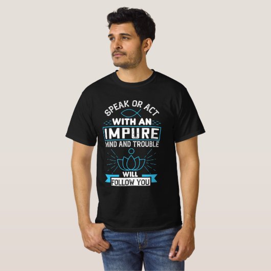 Buddhist quotes Buddhism Gift Tシャツ (正面フル)