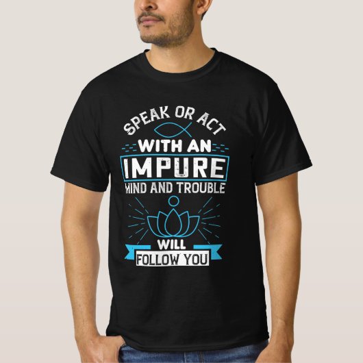 Buddhist quotes Buddhism Gift Tシャツ (正面)