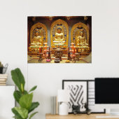 buddhist shrine poster ポスター (ホームオフィス)