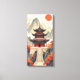 Buddhist Temple Canvas Print キャンバスプリント