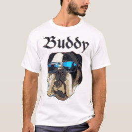 Buddy die Bulldogge sonnt sich Tシャツ