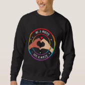Buddy not Bully Gay Pride Equality LGBTQ Pride Mon スウェットシャツ (正面)