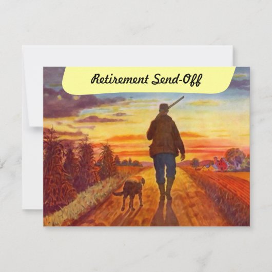 Buddy Retieration最高のパーティの招待状 招待状 (正面)