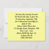 Buddy Retieration最高のパーティの招待状 招待状 (裏面)