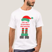 Buddy The Elf 引用Tシャツ - クリスマスマッチング Tシャツ (正面)