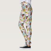 Buddy the Elf and Santa North Pole Pattern レギンス (左)