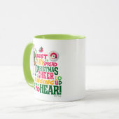 Buddy the Elf | Christmas Cheer Graphic Quote マグカップ (正面左)