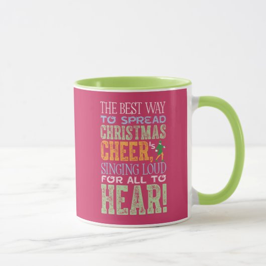 Buddy the Elf | Christmas Cheer Quote マグカップ (右)