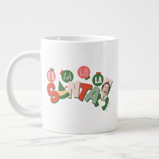 Buddy the Elf | Fa La La La Santa ジャンボコーヒーマグカップ (左)