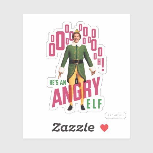 Buddy the Elf | He's an Angry Elf シール (シート)