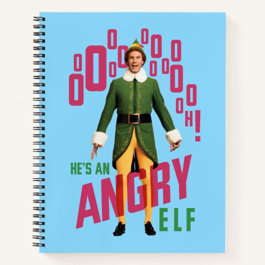 Buddy the Elf | He's an Angry Elf ノートブック (正面)