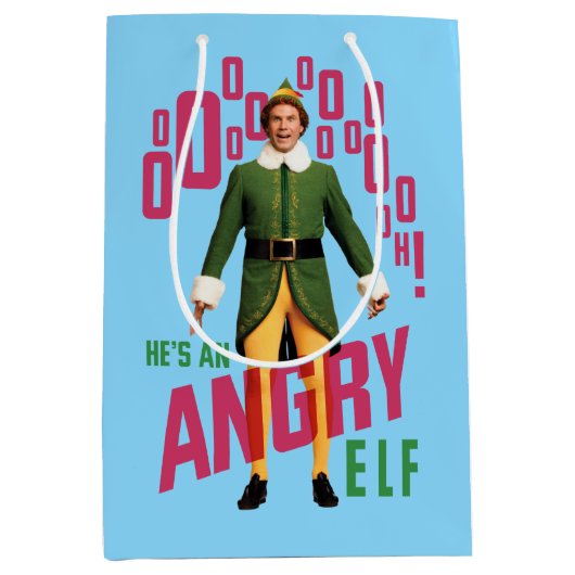 Buddy the Elf | He's an Angry Elf ミディアムペーパーバッグ (正面)