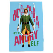 Buddy the Elf | He's an Angry Elf ミディアムペーパーバッグ (裏面)