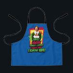 Buddy the Elf | OMG! Santa! エプロン<br><div class="desc">This graphic features Buddy the Elf and the quote,  "OMG! Santa! Santa's coming! I know him! I know him!"</div>