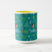 Buddy the Elf Teal Quote Pattern マグカップ (中央)