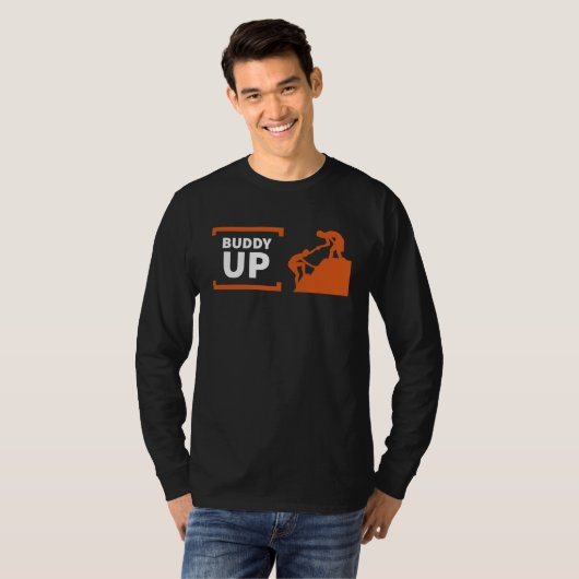 Buddy Up Hiking Climbing Tシャツ (正面フル)