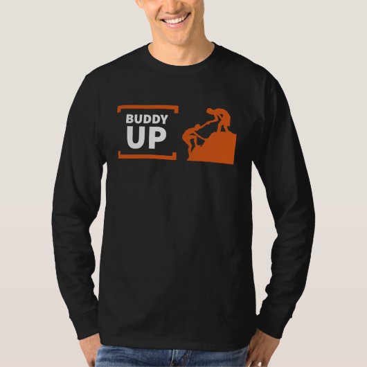 Buddy Up Hiking Climbing Tシャツ (正面)
