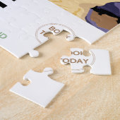 Bude cornwall海辺の旅行ポスター ジグソーパズル (側面)