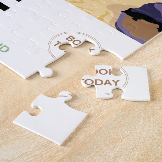 Bude cornwall海辺の旅行ポスター ジグソーパズル (側面)