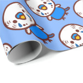 Budgerigar / Normal cobalt male ラッピングペーパー (ロールコーナー)