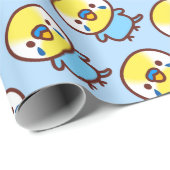 Budgerigar / Pastel rainbow male ラッピングペーパー (ロールコーナー)