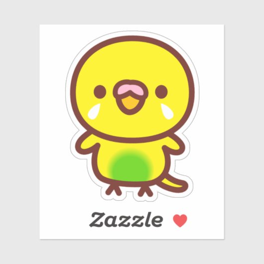 Budgerigar / Recessive pied budgie シール (シート)