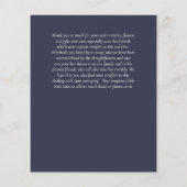 BUDGETありがとうお葬儀記念カードテンプレート (裏面)