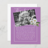 BUDGETありがとうお葬儀記念死亡写真 (正面/裏面)