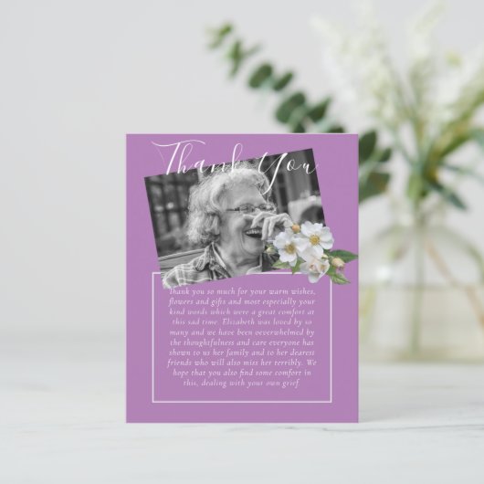 BUDGETありがとうお葬儀記念死亡写真 (スタンド正面)