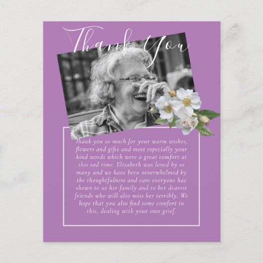 BUDGETありがとうお葬儀記念死亡写真 (正面)