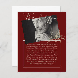 BUDGETありがとうお葬儀記念死亡写真