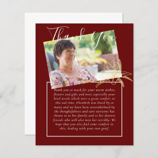 BUDGETありがとうお葬儀記念死亡写真