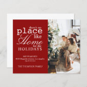 BUDGETある場所ではないホーム赤い写真の移動 (正面/裏面)