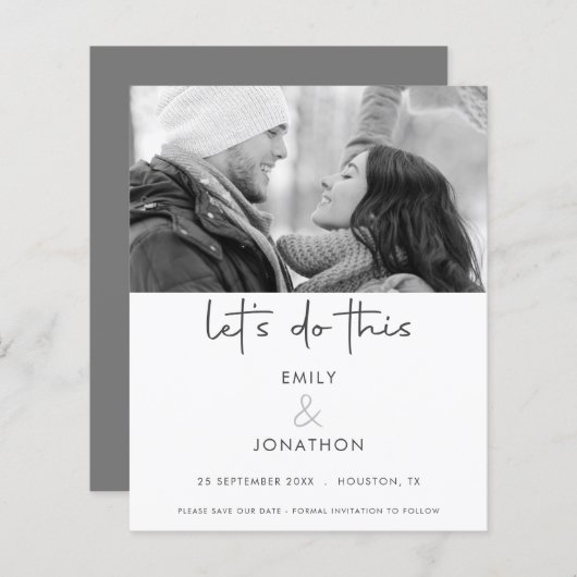 Budgetこの写真をモノクロで実行する日付を保存 (正面/裏面)