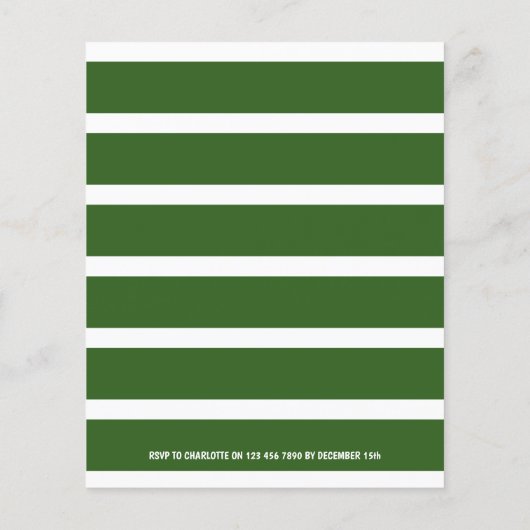 BUDGETでクリスマスパーティー (裏面)