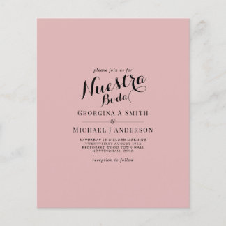 BUDGETのバスペインのリ結婚ニリンガルBodaの結婚Fly チラシ