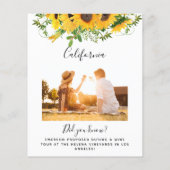 BUDGETの写真結婚の場所テーブル番号 (裏面)