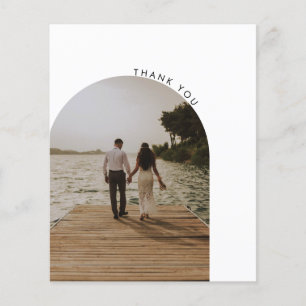 BUDGETの写真結婚サンキューカードチラシ チラシ