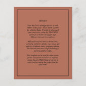 BUDGETの結婚フォトオーバーレイ招待状 (裏面)