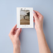 BUDGETの結婚写真ありがとう チラシ (手)