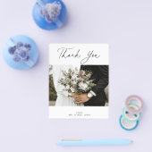BUDGETの結婚写真サンキューカード チラシ (シングル)