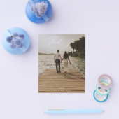 BUDGETの結婚写真サンキューカード チラシ (シングル)