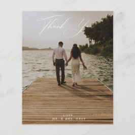 BUDGETの結婚写真サンキューカード チラシ