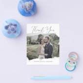 BUDGETの結婚写真サンキューカード チラシ (シングル)