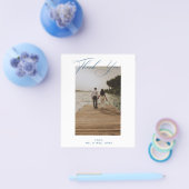 BUDGETの結婚写真サンキューカード チラシ (シングル)