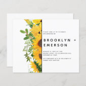 BUDGETひまわりモダンフローラ結婚 (正面/裏面)