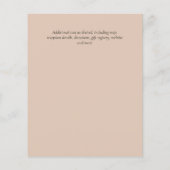 BUDGETひま素朴花モダン文字結婚ズ (裏面)