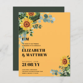 BUDGETひま素朴花モダン文字結婚ズ