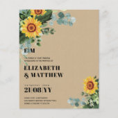 BUDGETひま素朴花モダン文字結婚ズ (正面)