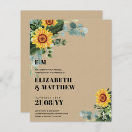 BUDGETひま素朴花モダン文字結婚ズ